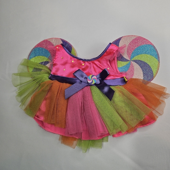 Build A Bear Lollipop Dress Candy Wings Rainbow Clothes. - Picture 2 of 7